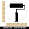 Paint Roller Painting Rubber Stamp for Stamping Crafting Planners